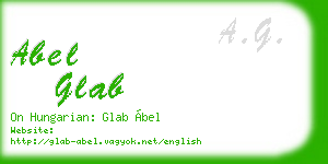 abel glab business card